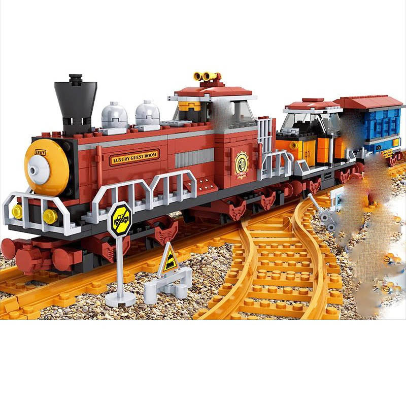 

Детский конструктор "Поезд" Keedo 25710, 662 элемента, Разные цвета