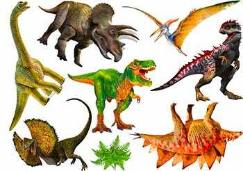 

Вафельная картинка "Динозавры" А4, 20х30 см