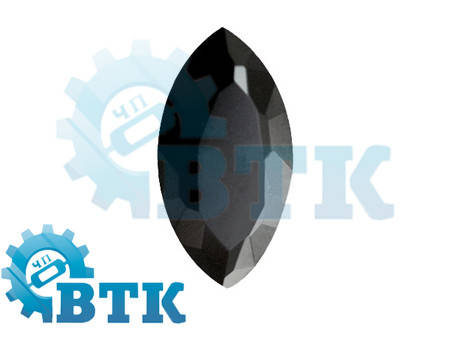 

Цирконий кубический (фианит) черный маркиз 10*5