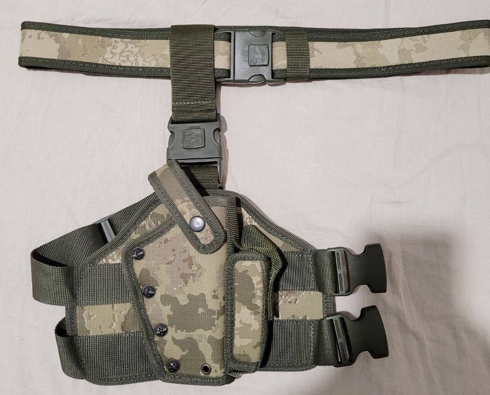 

Кабура с ремнем военная тактическая камуфляжная, для охоты пиксель