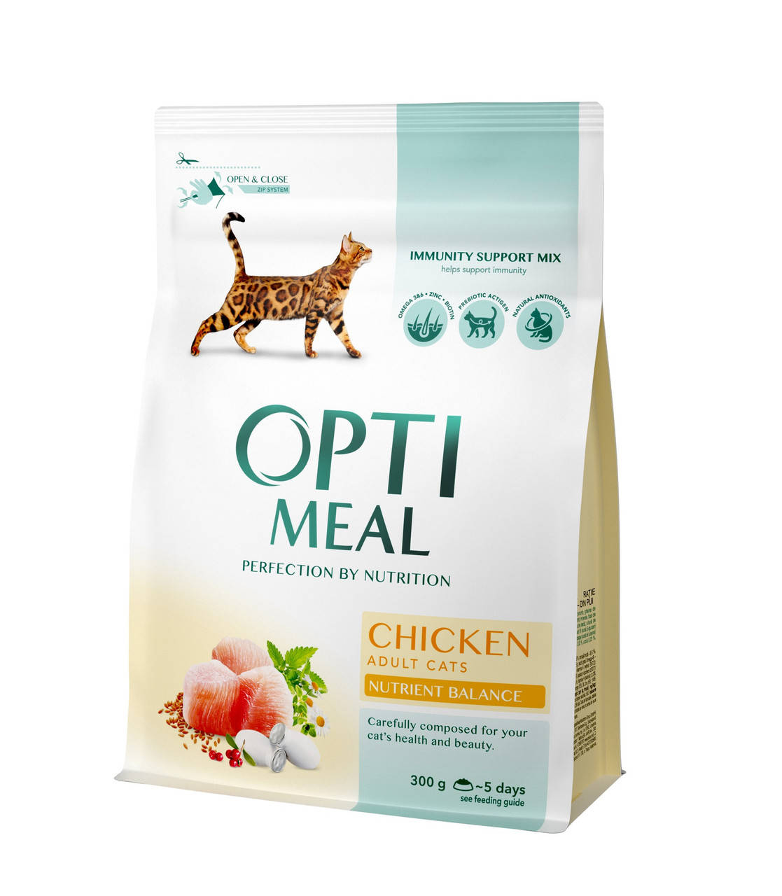 

Сухой корм Optimeal Adult Cats Chicken 4 кг для кошек с курицей