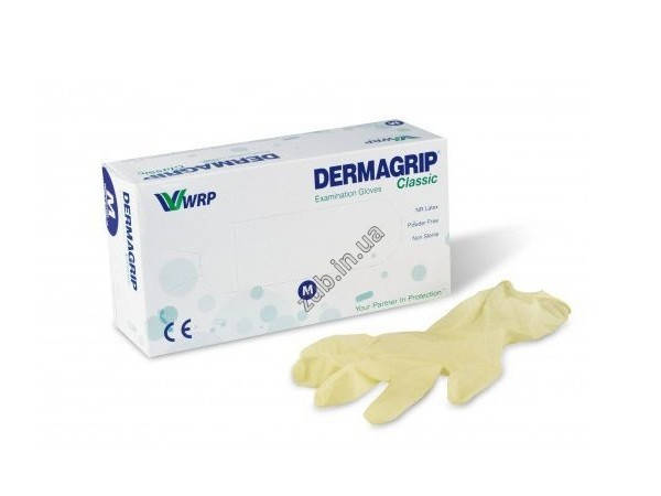 

Латексные текстурированные перчатки WRP Dermagrip Classic 50 пар