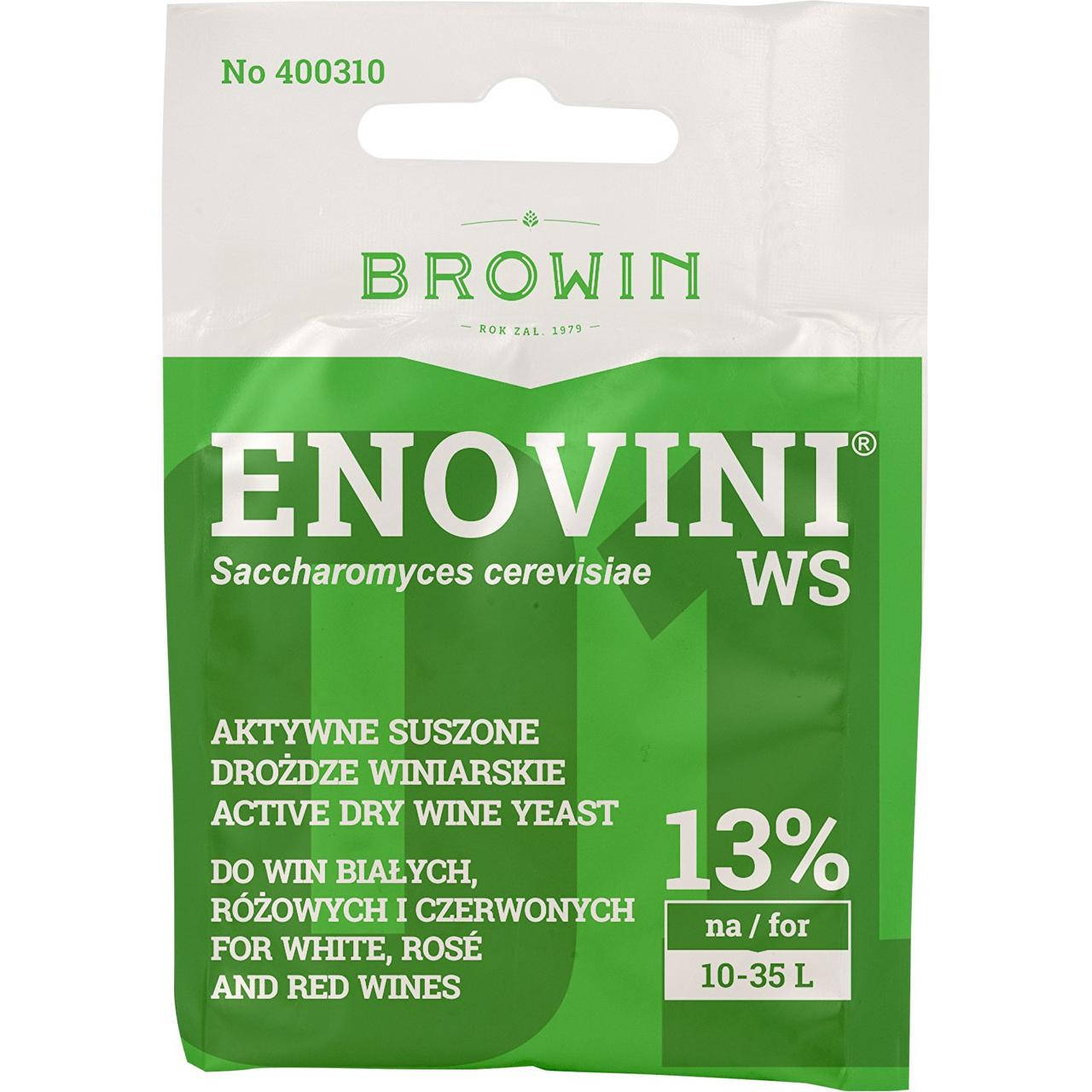 

Винные дрожжи Enovini WS Browin 7г. 400310