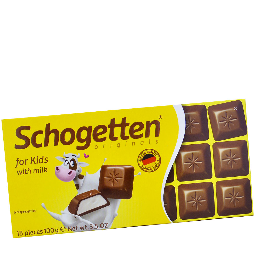 

Шоколад Schogetten For kids (Для детей) 100гр (1уп/15шт)