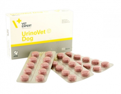 

VetExpert UrinoVet Dog 30 таб поддержание и восстановление функций мочевой системы