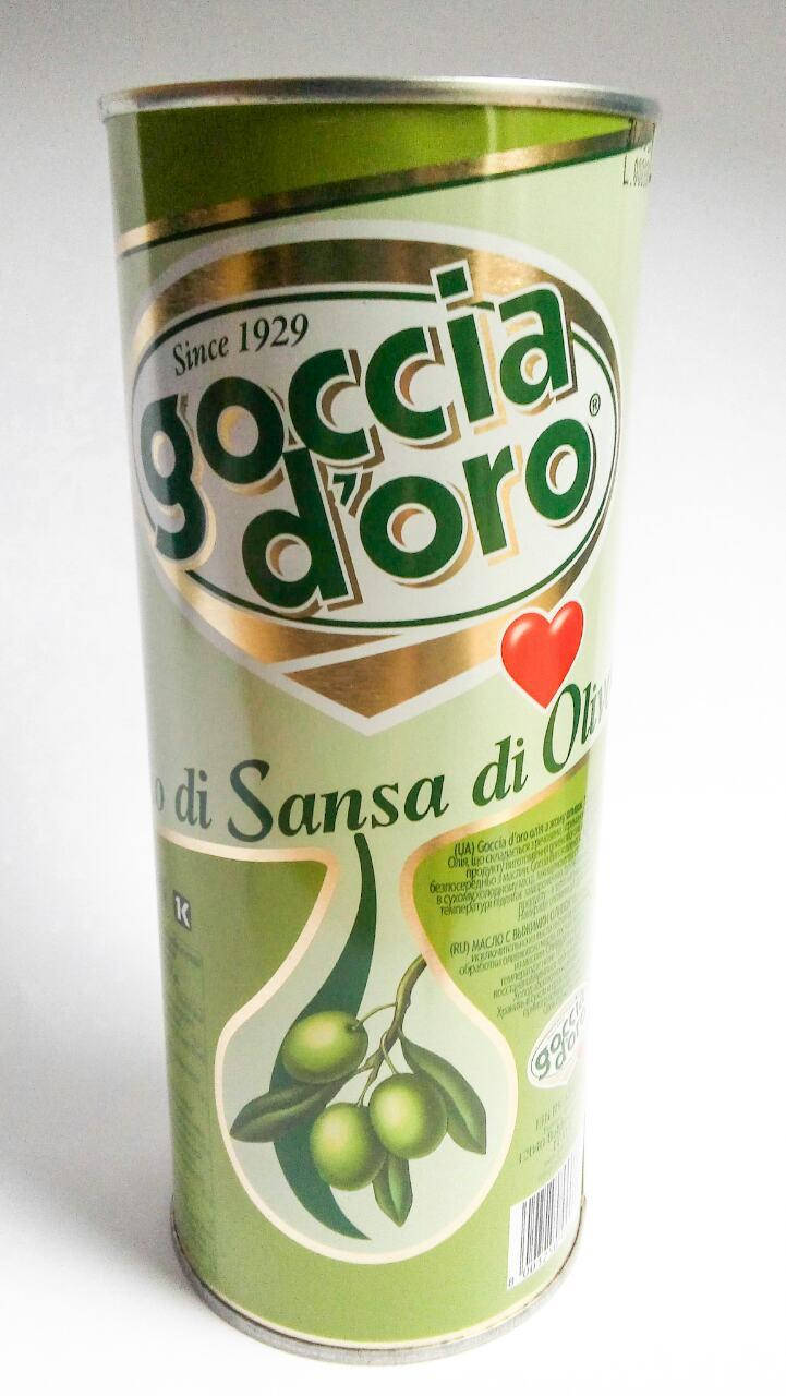 

Goccia D’oro оливковое масло 1 л ж/б Италия