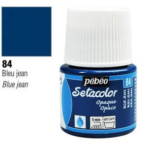 

Краска по светл.и темн.тканям нерастекающаяся "Setacolor Opaque" 45мл СИНИЙ ДЖИНСОВЫЙ
