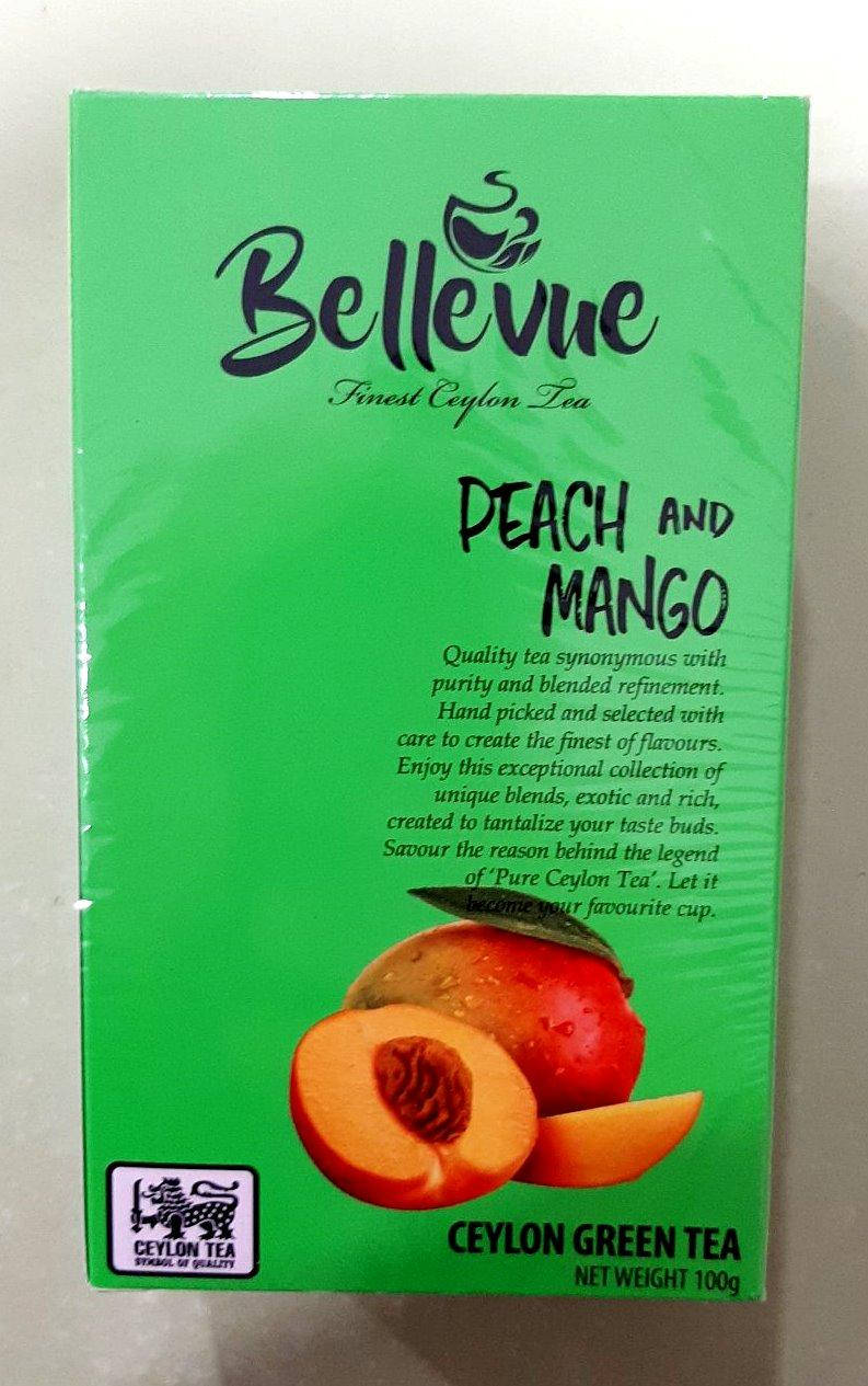 

Чай Bellevue с персиком и манго 100 г зеленый