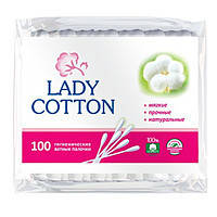 

Lady Cotton Палочки ватные в полиэтиленовом пакете 100шт