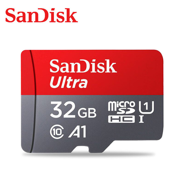 

Карта памяти microSD Sandisk Ultra Class 10 A1 32GB (флешка для телефона, фотоаппарата)