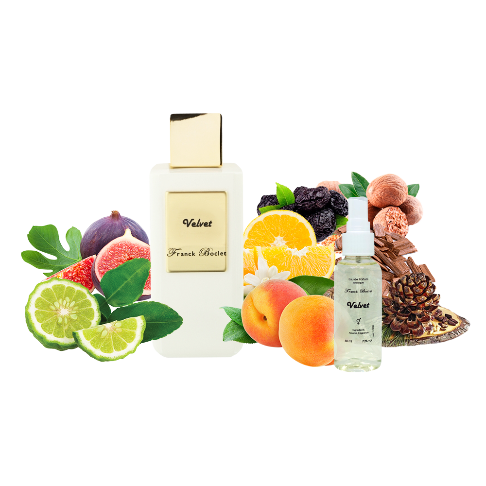 

Парфюмированная вода унисекс FRANCK BOCLET Velvet 68 ml