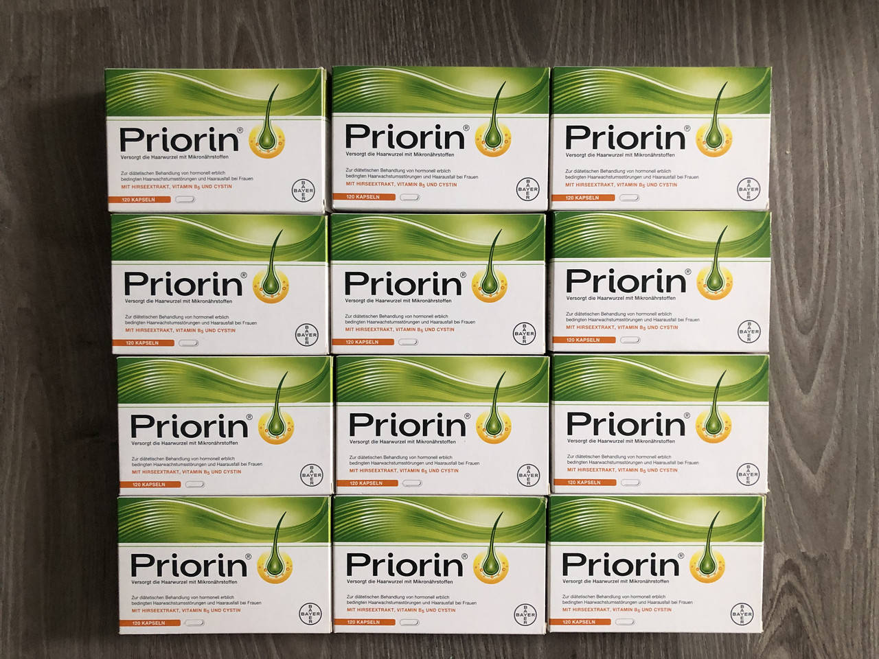 

BAYER PRIORIN - препарат для лечение нарушения роста и выпадения волос 120 капсул