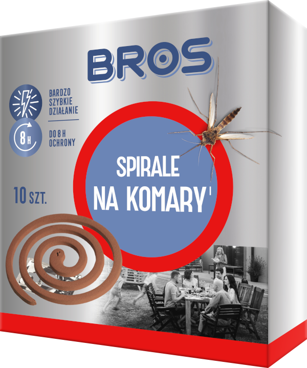 

Спирали от комаров BROS инсектицидные 10шт.