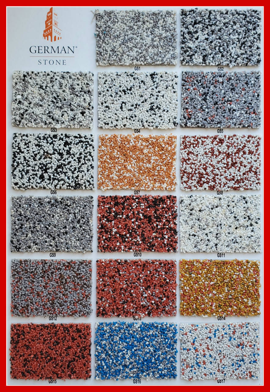 

Байрамикс German Stone 25 кг декоративно-мозаичная штукатурка., Разные цвета