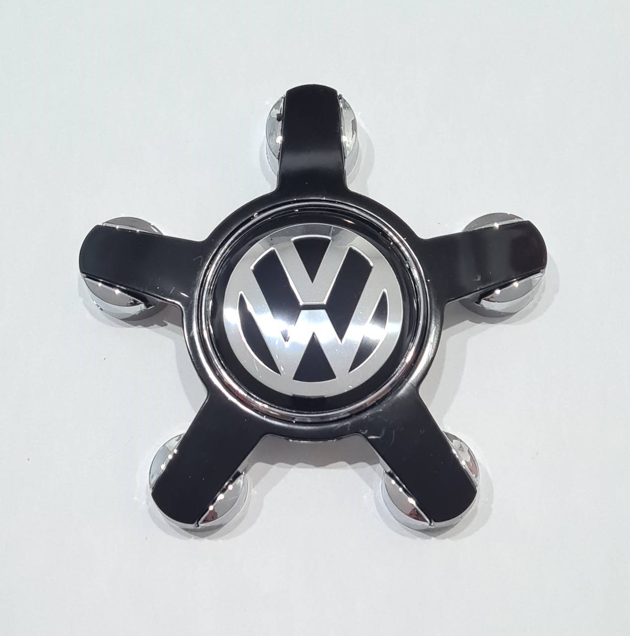 

Заглушки колпачки литых дисков VW Volkswagen "звезда" чёрные