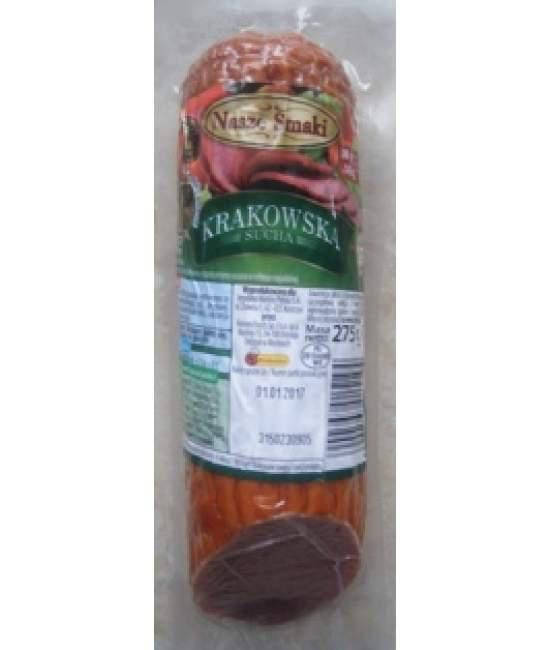 

Колбаса краковская сухая Nasze smaki 260гр