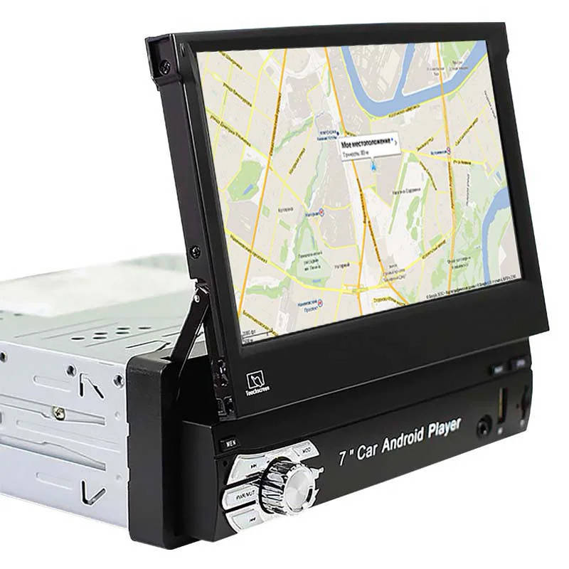 

Lb 1DIN Магнитола в машину Пионер 9602A с выдвижным экраном с GPS Wi Fi Android 8.1 Go