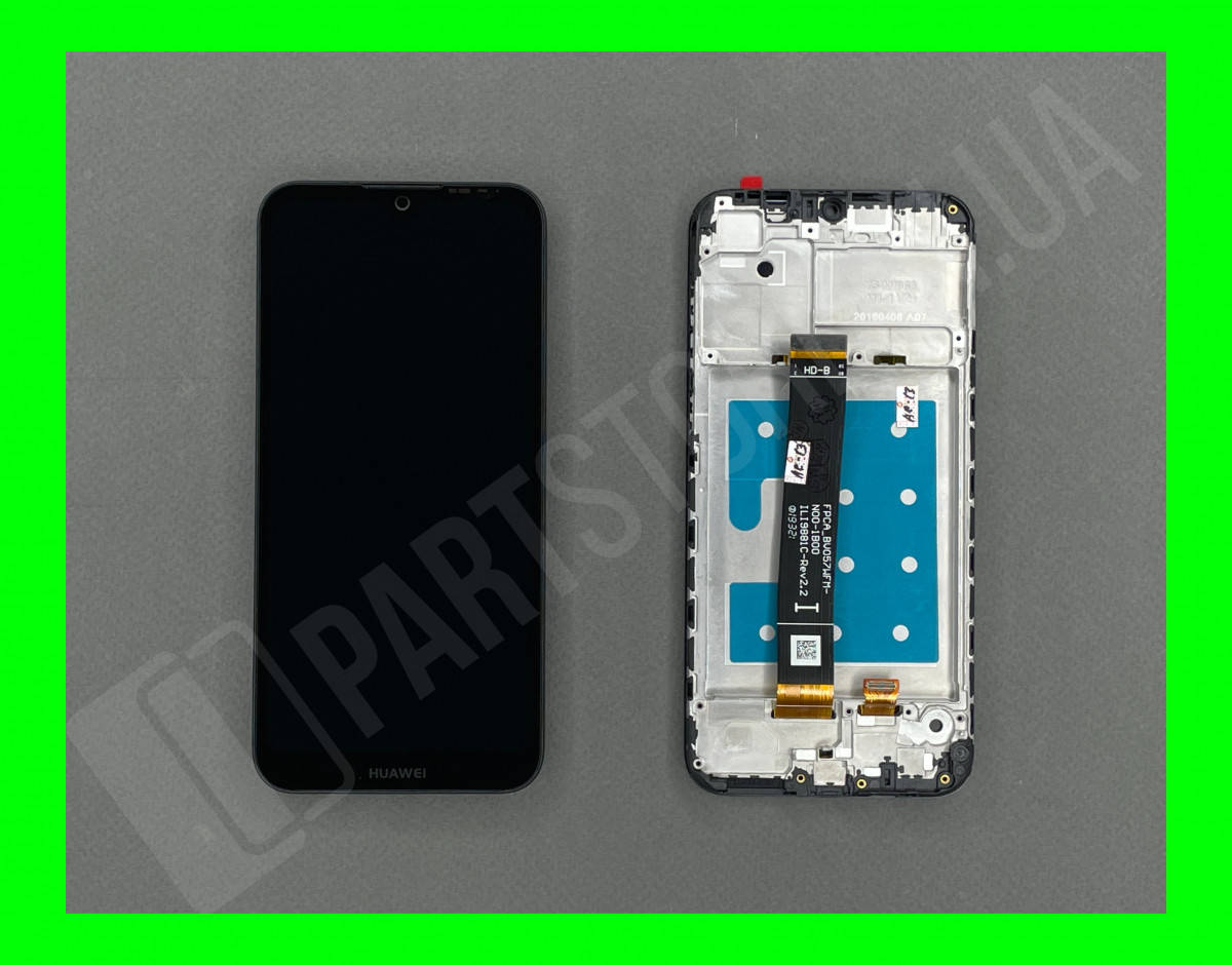 

Дисплей Huawei Y5 2019 с сенсором и рамкой, черный (оригинальные комплектующие)