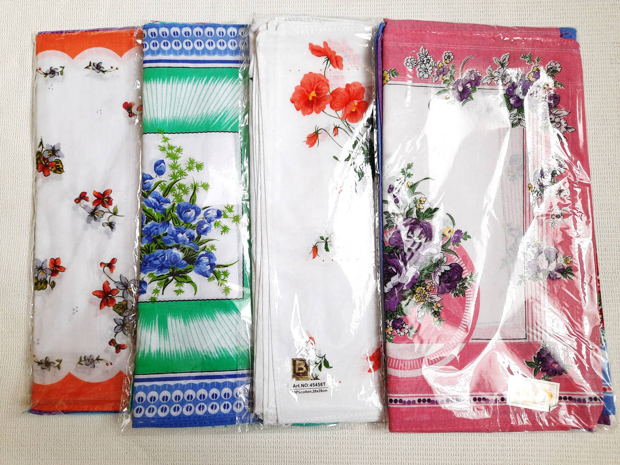

Носовые платки хлопок женские. От 10шт. по 5,50грн., Разные цвета