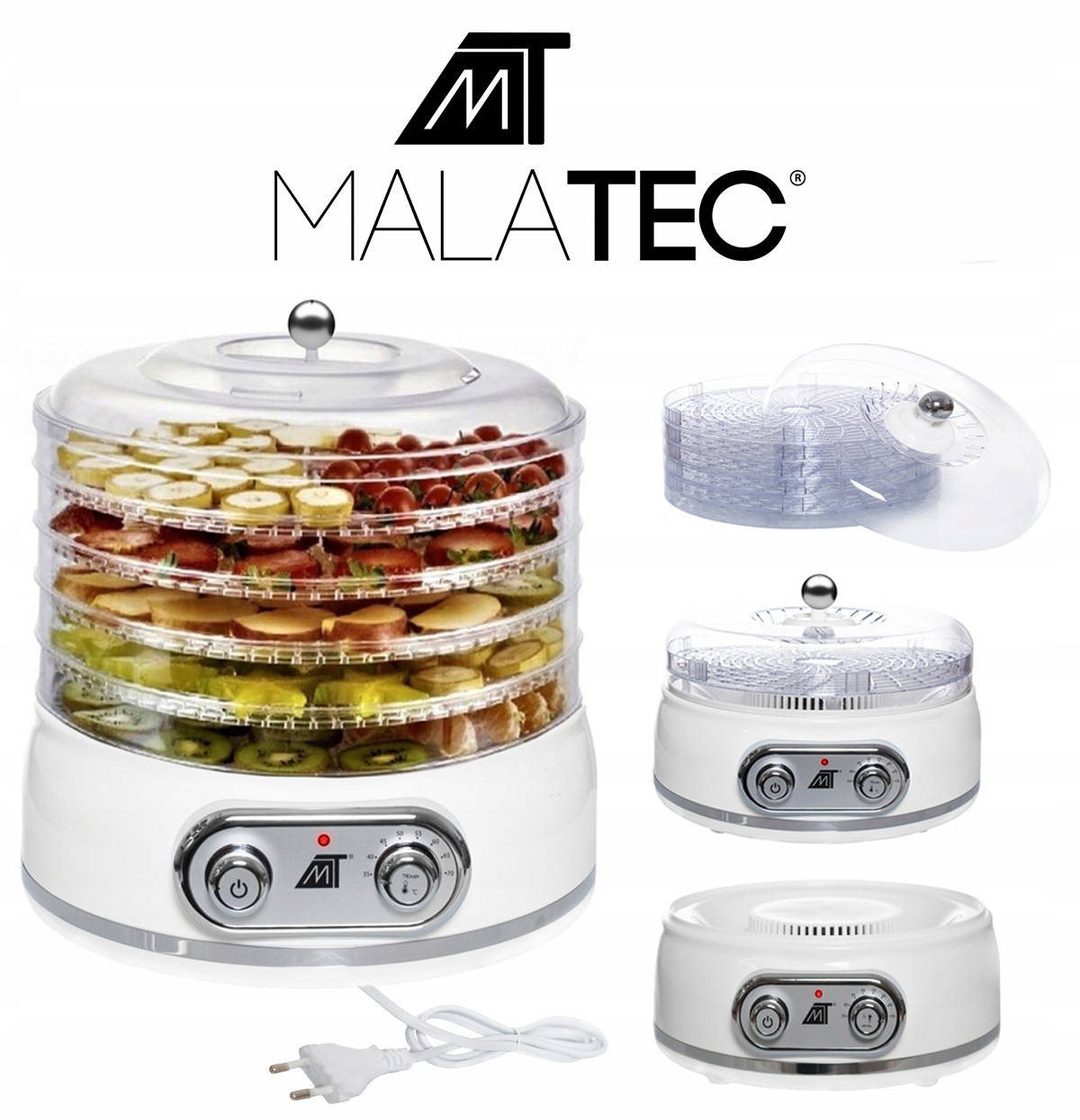 

Сушилка для пищевых продуктов Malatec 10913 400 Вт