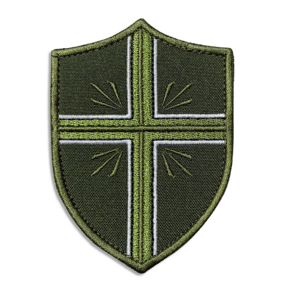 

Шеврон на липучке Капеллан Герб 7,3х9,8 см