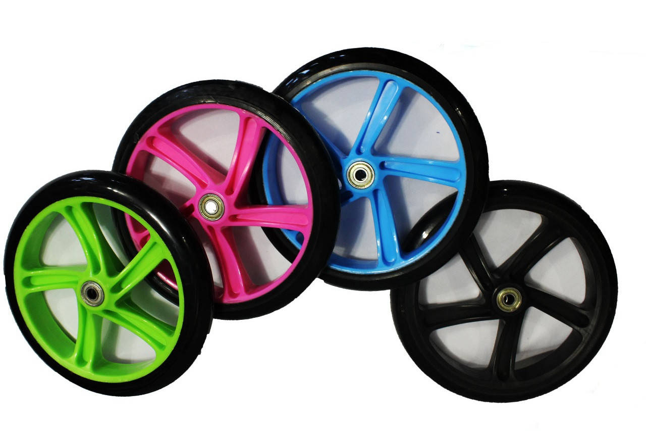 

Колеса для самоката 200 мм с подшипником