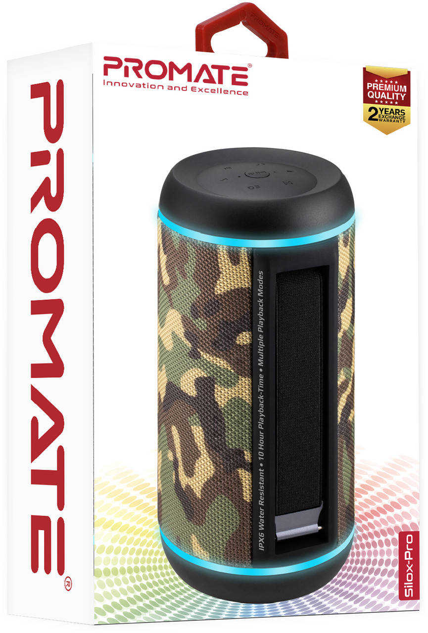 

Портативная колонка Promate Silox-Pro Camouflage