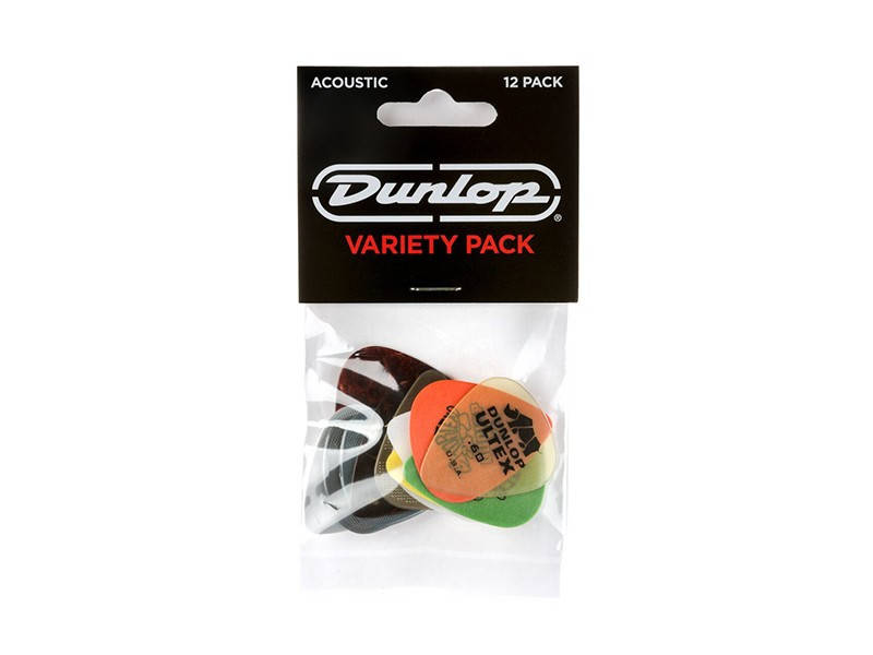 

Набор медиаторов Dunlop PVP112 Acoustic Guitar Variety Pack (12шт)