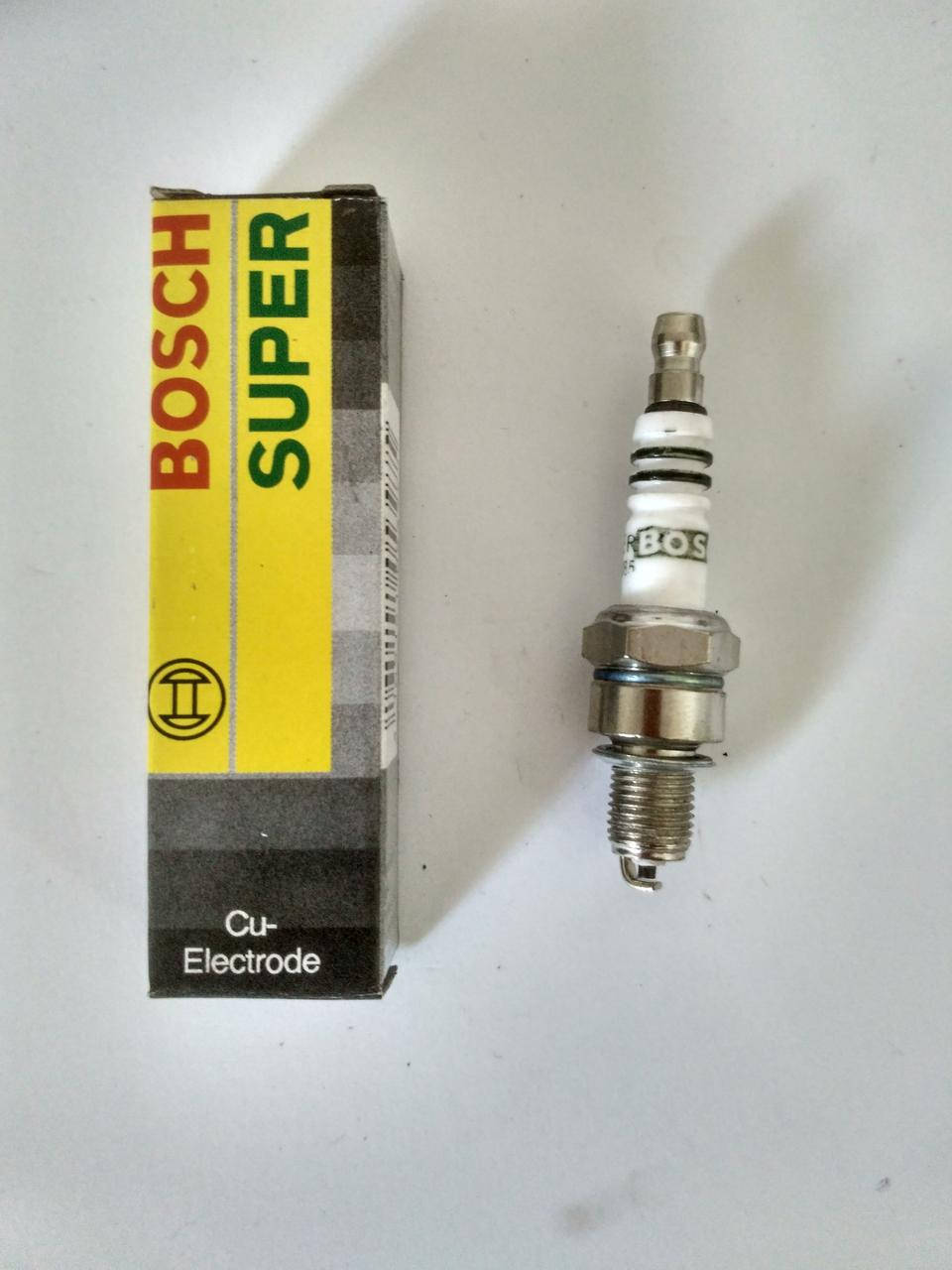 

Свеча зажигания 4т BOSCH SUPER W7DC (d=10mmх12.7) Китай (для 4т скутеров, мопедов)