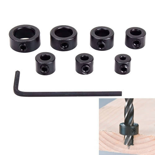 

Ограничители глубины сверления для сверл 7шт 3-12мм погружения