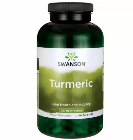 

Куркума, Turmeric, Swanson, 720 мг, 240 капсул