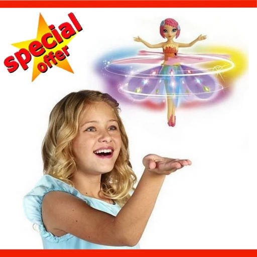 

Літаюча фея, Іграшка Flying Fairy, игрушка Flying Fairy, Кукла летает, Розовый