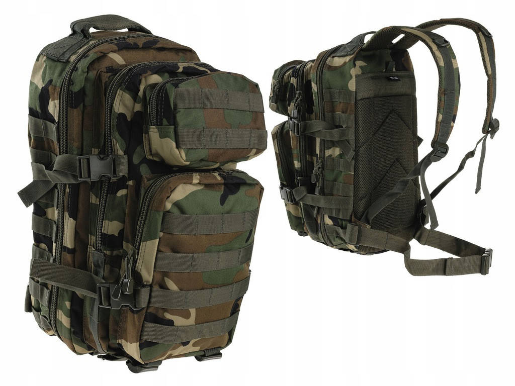 

Большой рюкзак Mil-Tec Small Assault Pack 20 l Woodland, Камуфляж