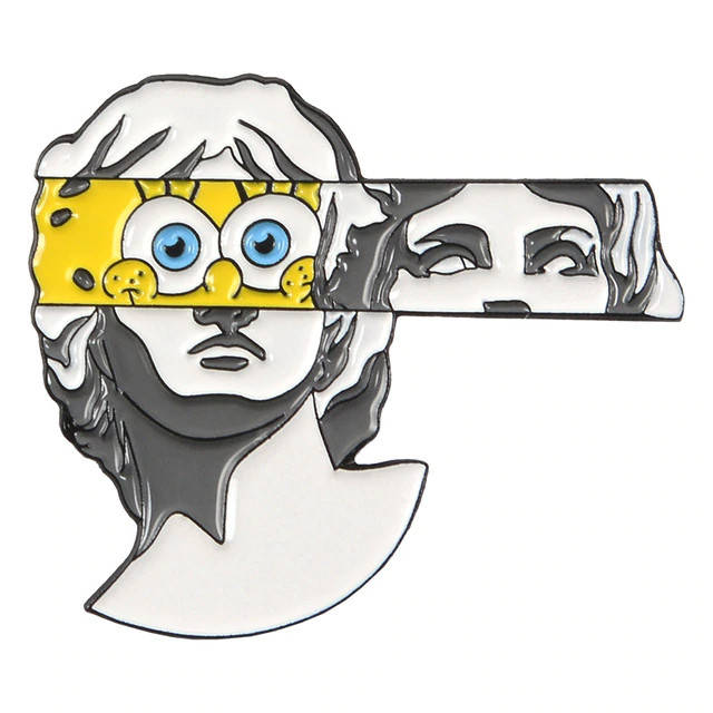 

"Статуя Губка Боб Квадратные Штаны" значок (пин) металлический