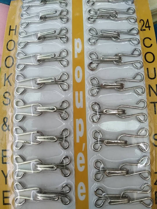 

Крючки юбочные размер 10