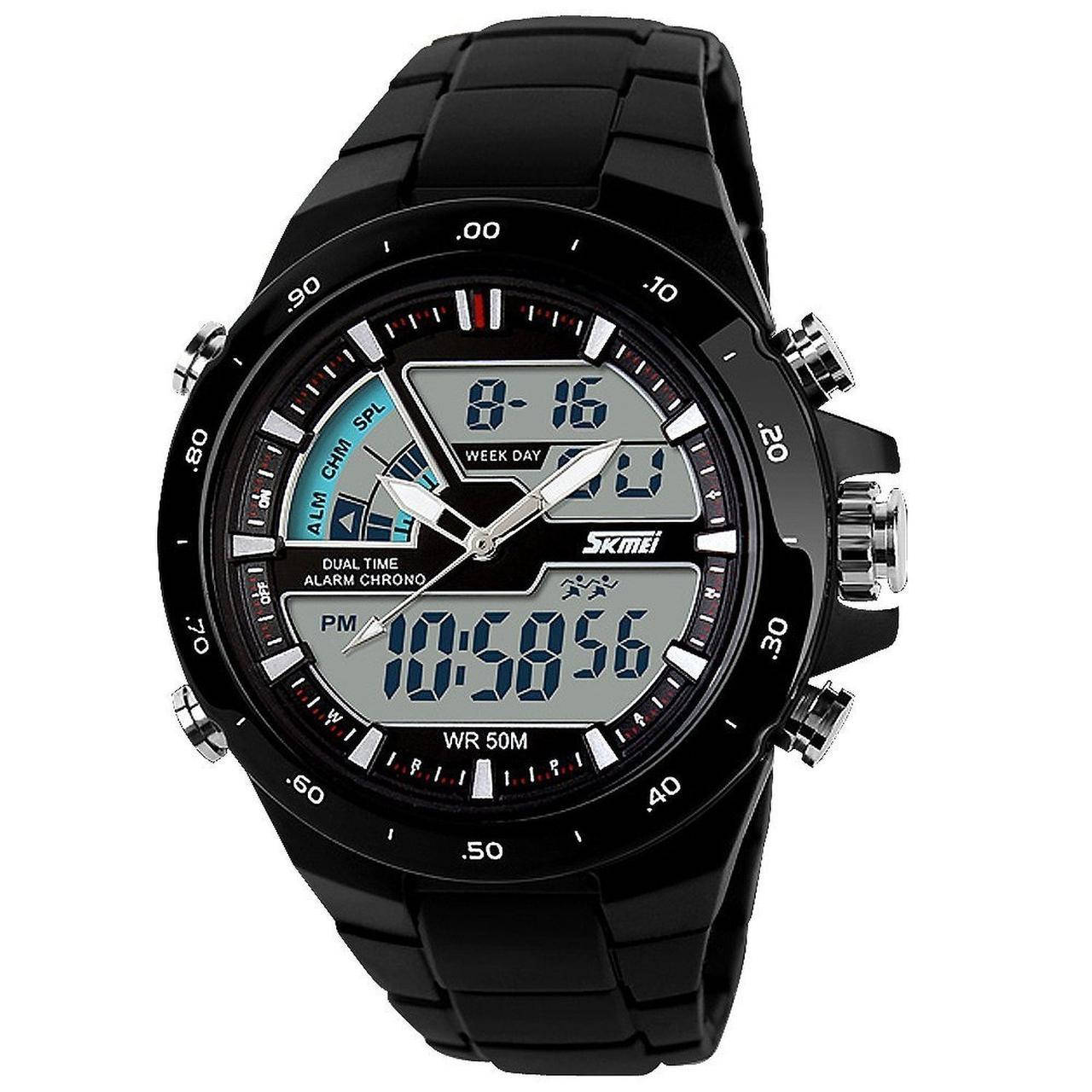 

Спортивные мужские часы Skmei 1016 SHARK черные