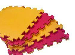 

Мягкий пол пазл 50*50*2 см красно-оранжевый