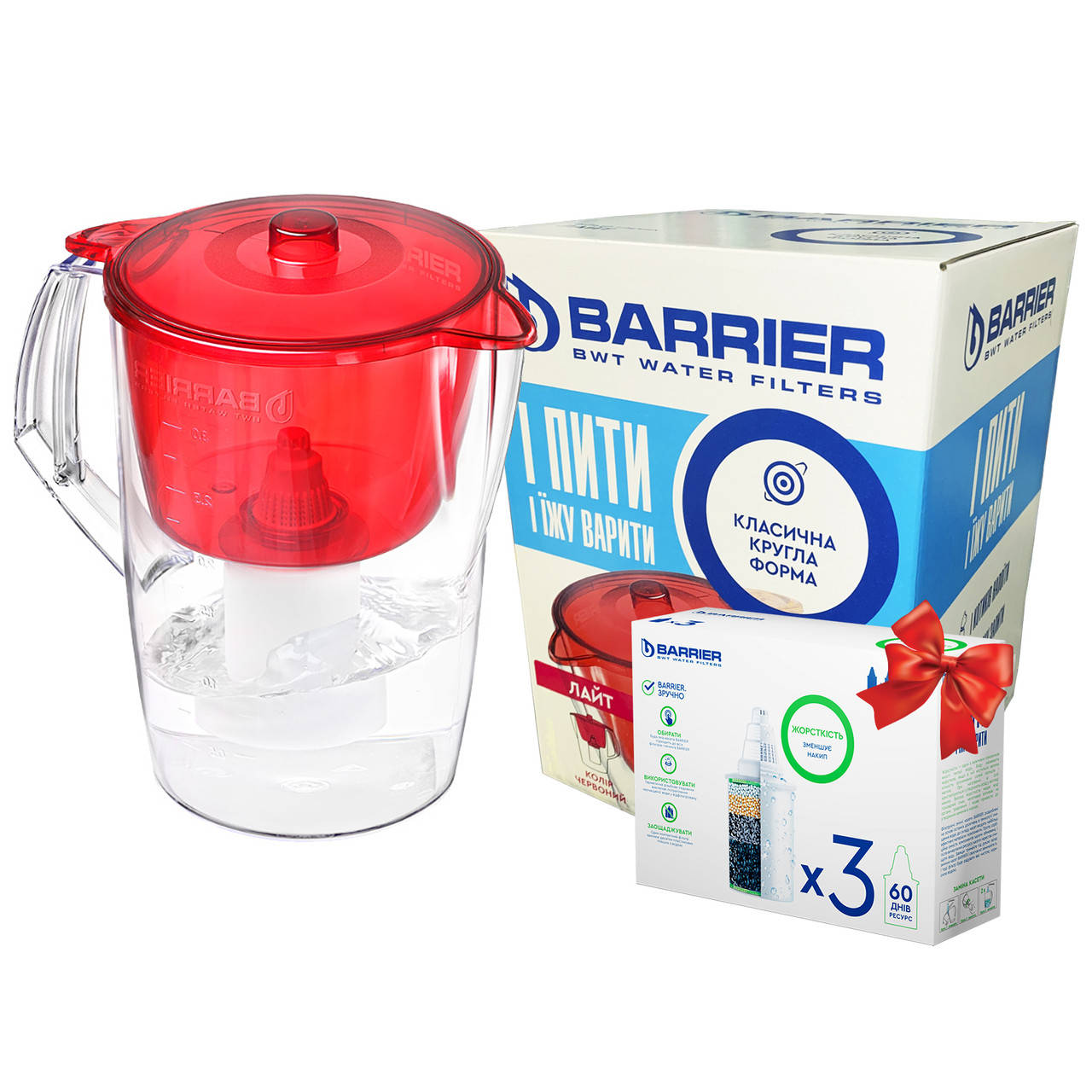 

Фильтр - Кувшин Лайт + 3 кассеты Барьер