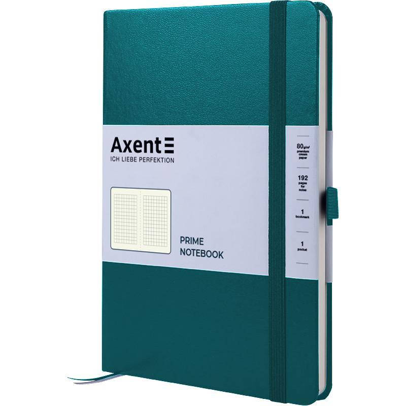 

Записная книга блокнот Axent Partner Prime 145 x 210мм малахит 96л клетка (8305-31-a)