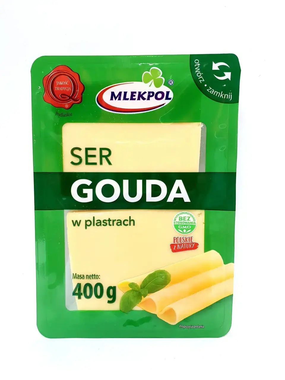 

Сыр нарезка Mlekpol Gouda 400г