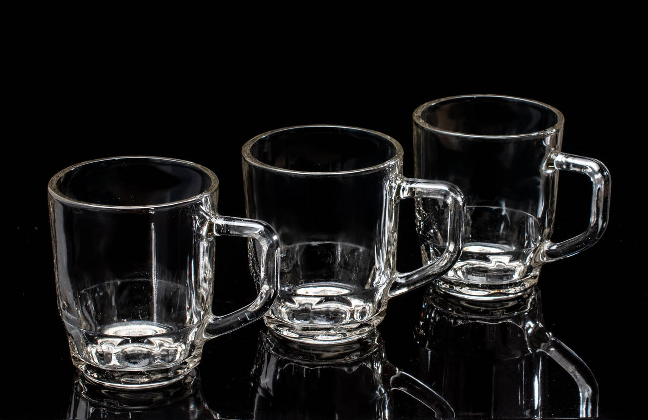 

Набір кухлів "Stanley Rose" 200 мл, 3шт., Прозрачный