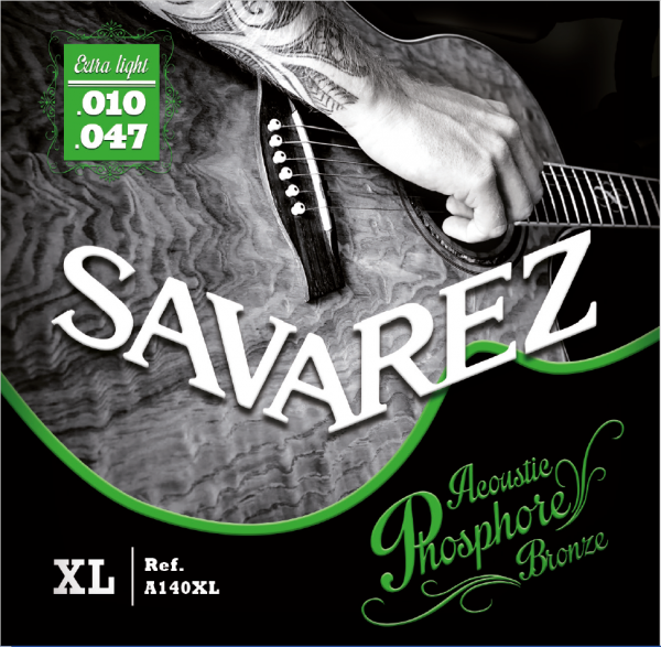 

Струни для акустичної гітари Savarez Acoustic Phosphor Bronze A140XL .010-.047
