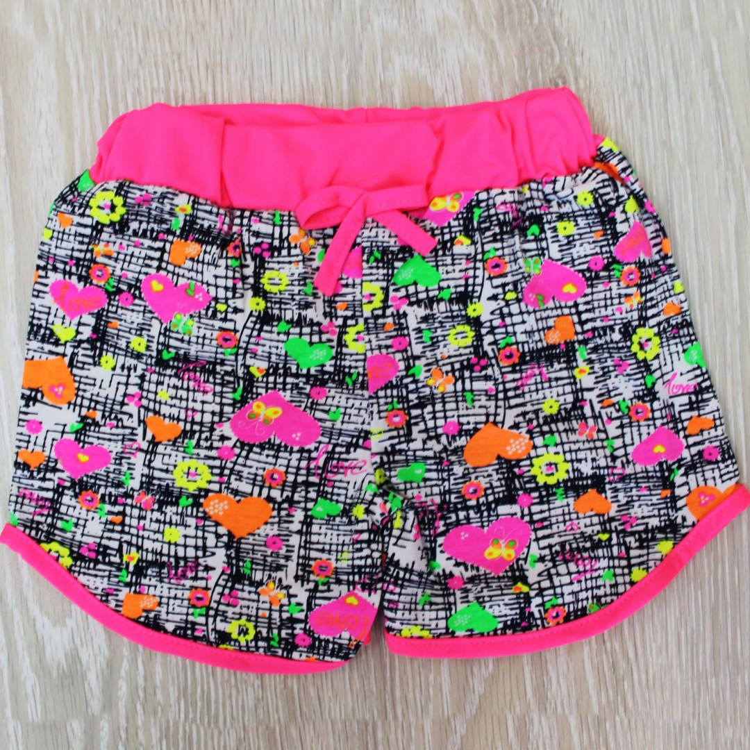 

Трикотажные шорты для девочек от 3 до 10 лет.