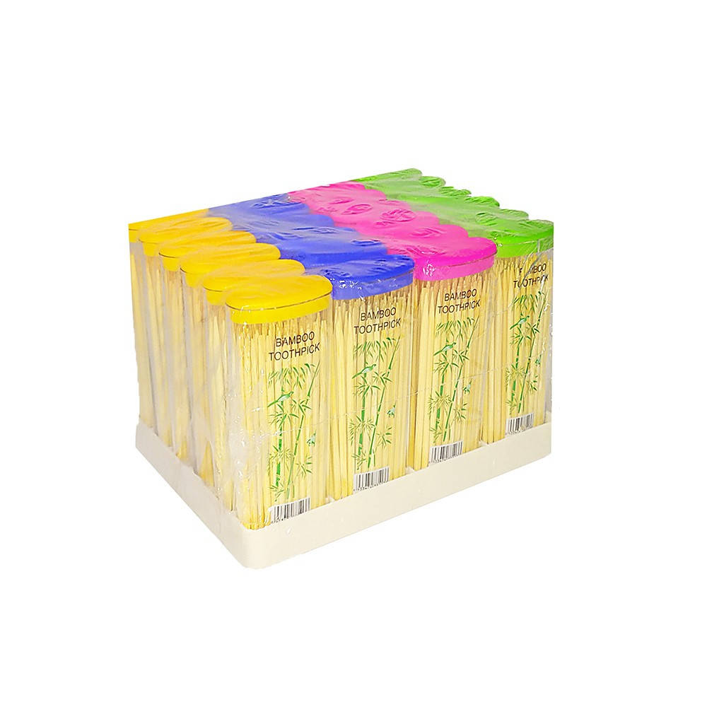 

Зубочистки бамбуковые Bamboo Toothpick в пластиковой упаковке арт. 2080 (24шт)