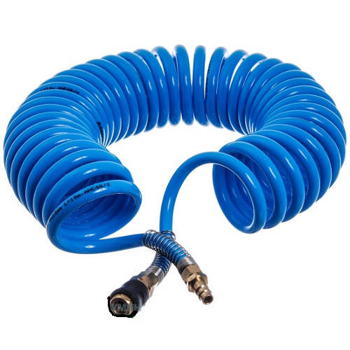 

Шланг спиральный полиуретановый 8х12мм L=10м, PROFI, Made in Italy//AIRKRAFT, Синий