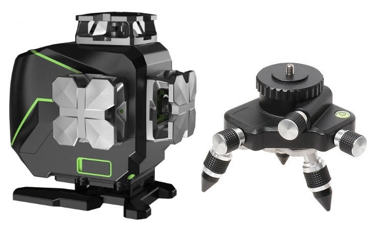 

Лазерний рівень Huepar S04CG комплект №2