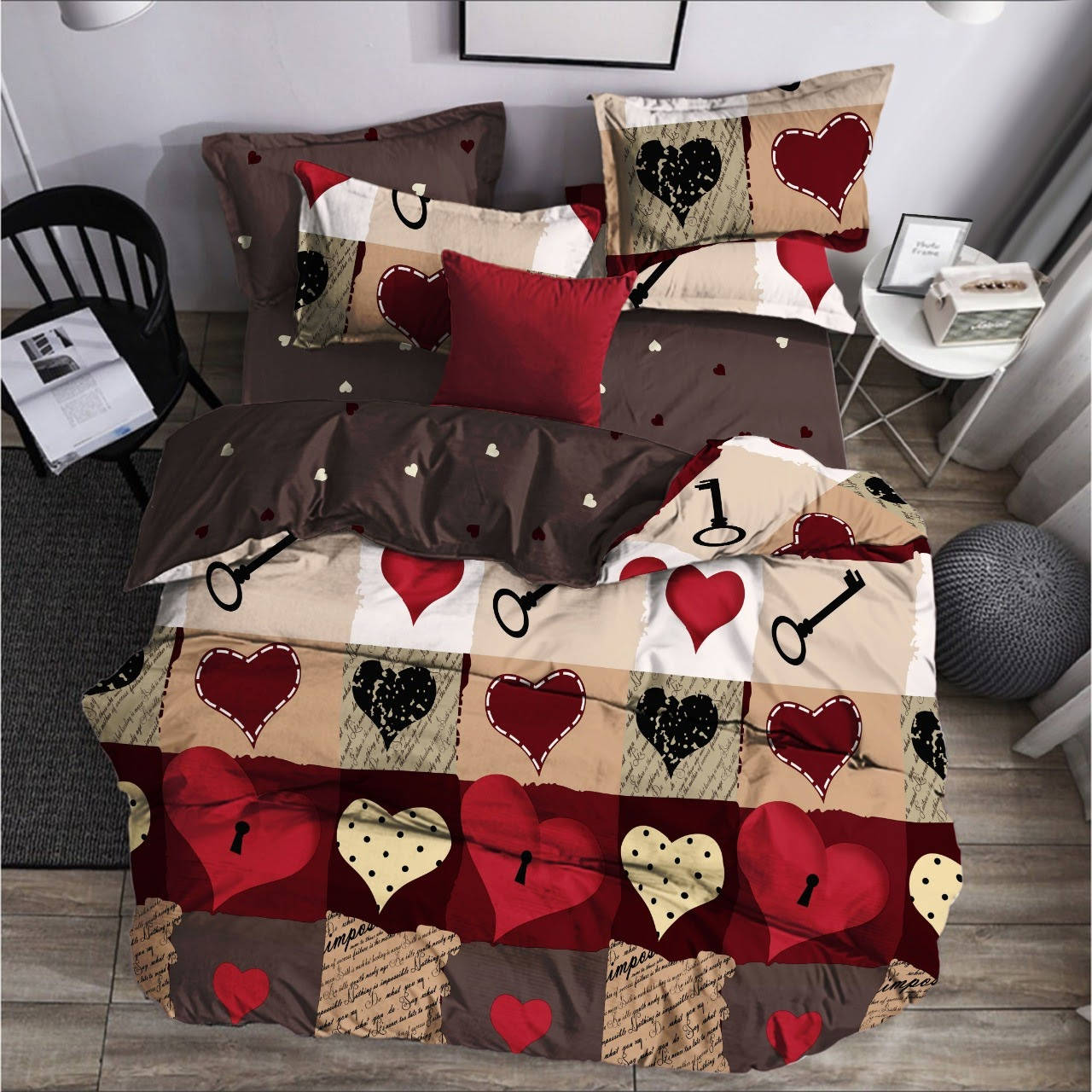 

Ключ к сердцу - Бязь Gold - Евро комплект