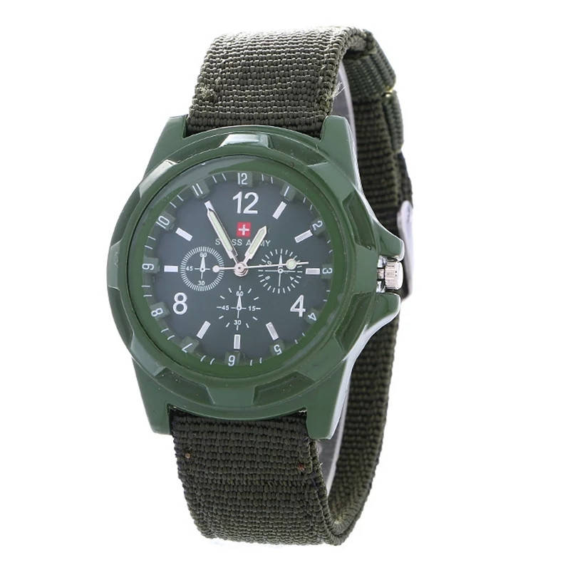 

Мужские наручные часы swiss army, цвет зелёный