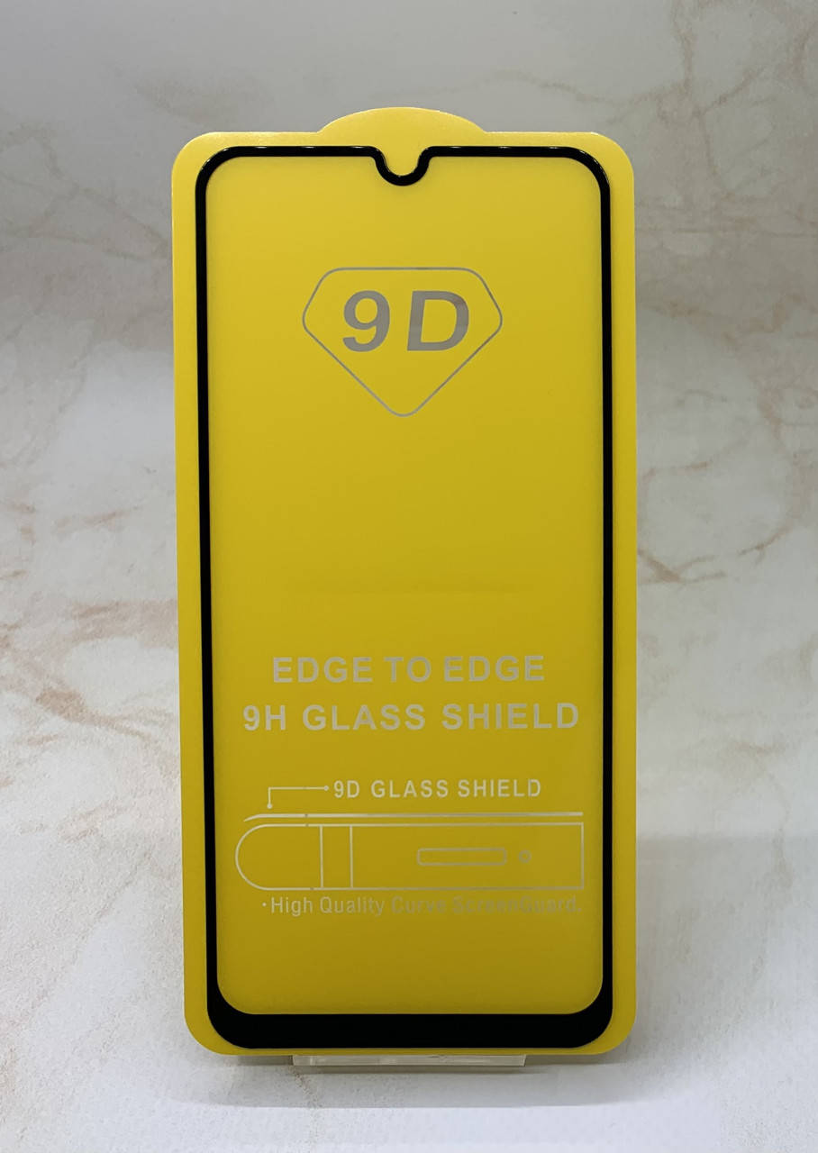 

Защитное стекло Samsung M21 2020 (M215F) полное покрытие Full Glue полный клей, Черный