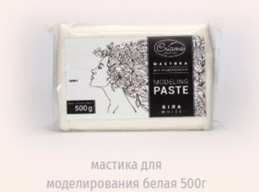 

Мастика белая для моделирования CRIAMO 0,5кг, Белый